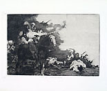 FRANCISCO GOYA, No Se Convienen, etching from Los Desastres de la Guerra, first edition